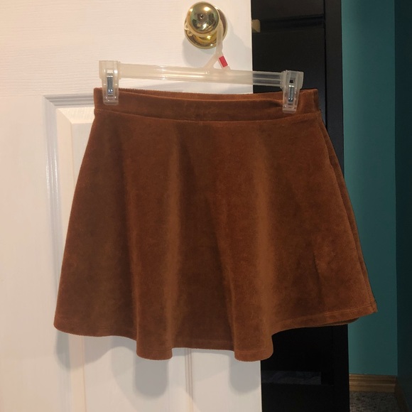 Forever 21 Dresses & Skirts - Forever 21 Corduroy Burnt Orange/Brown Skirt